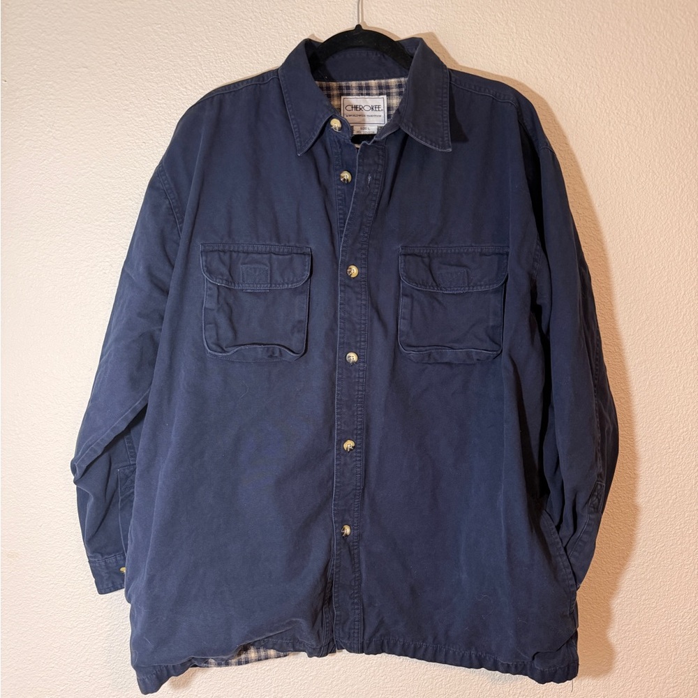 Cherokee Men's Navy Shirt Jacket
